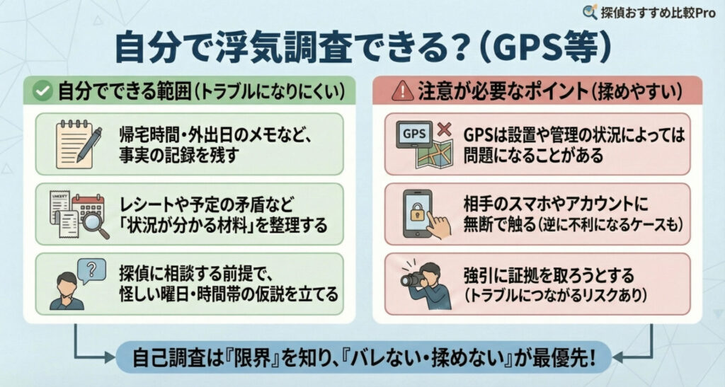 自分で浮気調査できる？（GPS等）